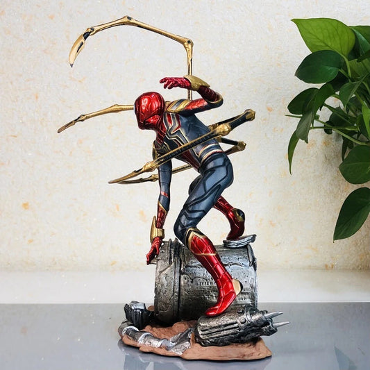 Action Figure Spiderman Statua Da Collezione Videogame Spider Anime Spiderverse