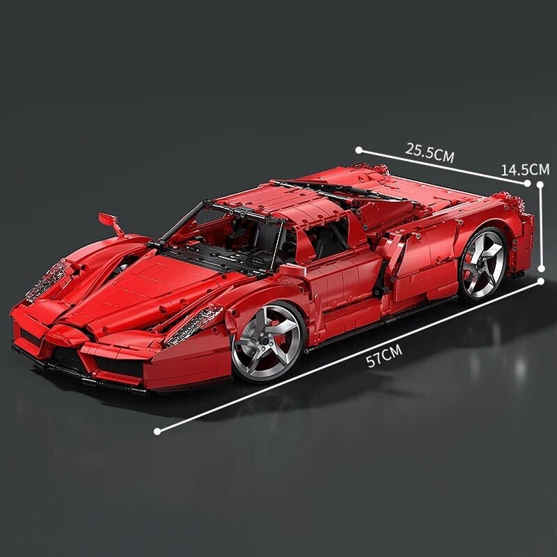 Ferrari F40 Da Costruire Mattoncini Technic 4399 Pezzi Nero Nuova New