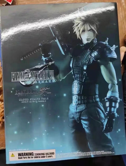 Action Figure Final Fantasy VII Statua Da Collezione Cloud Strife 25cm Nuovo