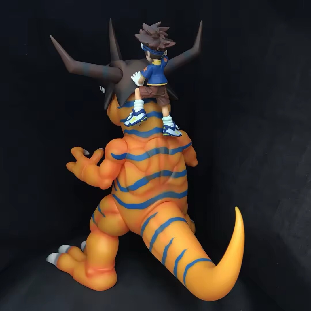 Action Figure Greymon 30cm Digimon Adventure Statua Anime Manga Videogame New