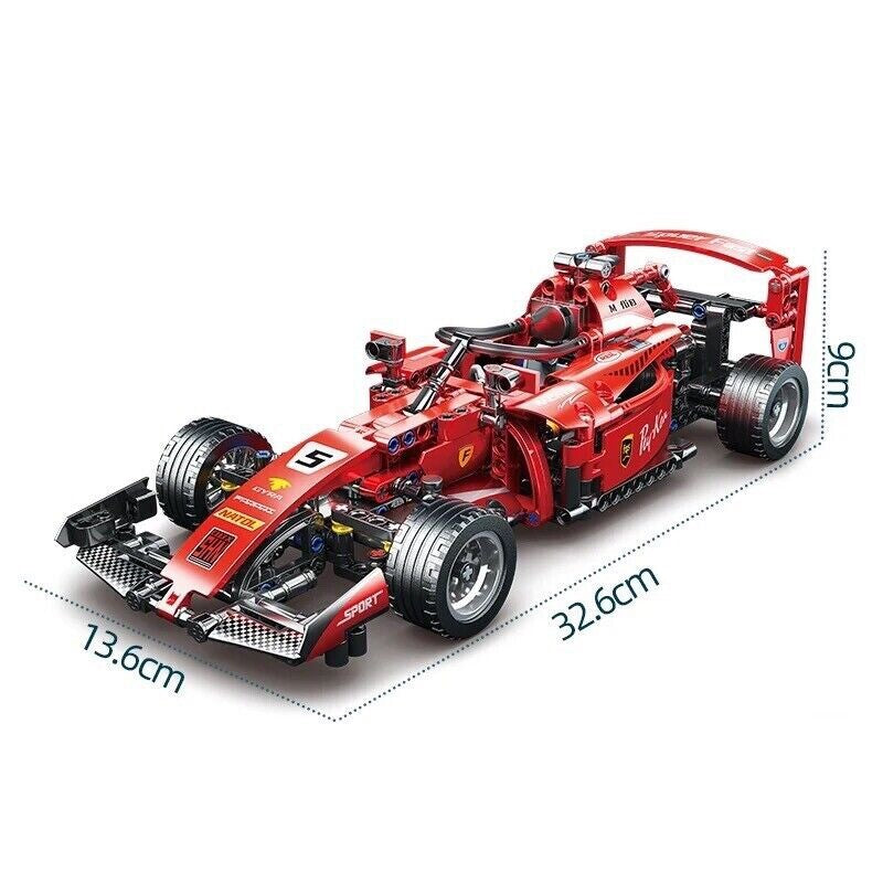 Ferrari Formula 1 Nuova Da Costruire Mattoncini Technic Monoposto 455 Pezzi New