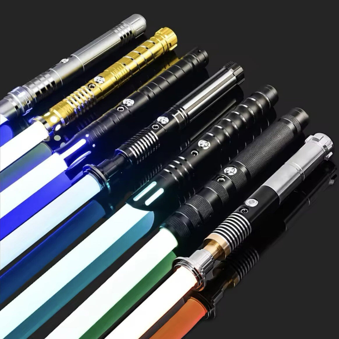 Spada Laser Star Wars Skywalker Lightsaber Jedi Metal Alum Light Replica New Rgb
