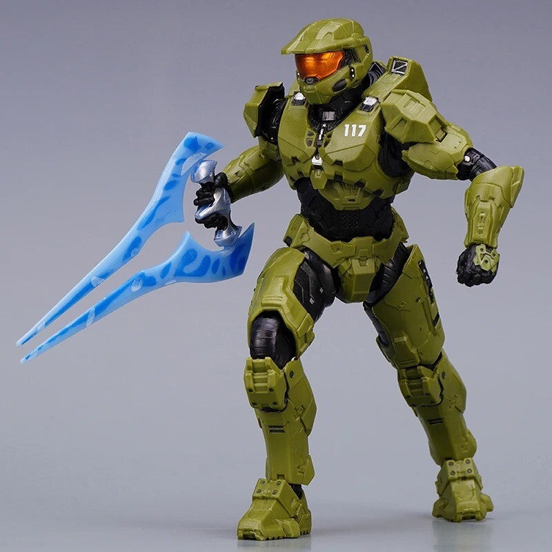 Action Figure Halo Master Chief Nuova Statua Da Collezione Videogame John-117