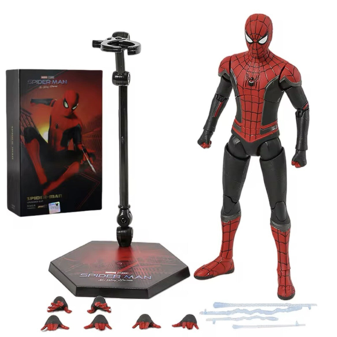 Action Figure Spiderman Iron Suit Collection Marvel Fortnite Anime Videogame New