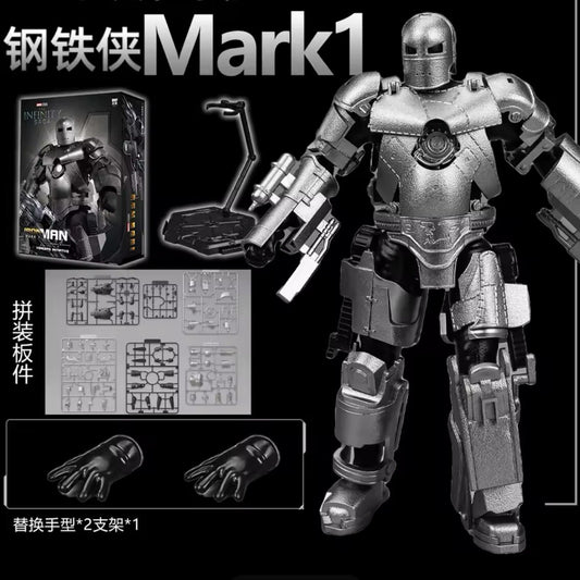 Modelkit Iron Man Mark I 1 Avengers Infinity War Action Figure Da Collezione New