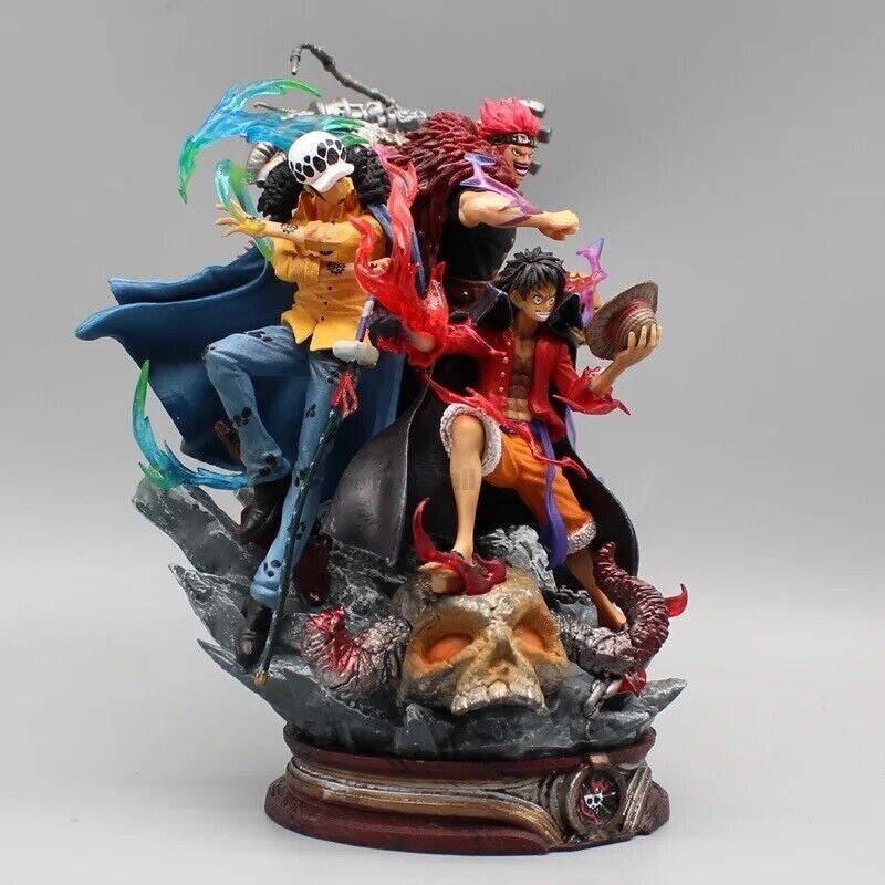 Action Figure Rubber One Piece Kid Law Luffy 22cm Statua Monkey Rufy 3 Re