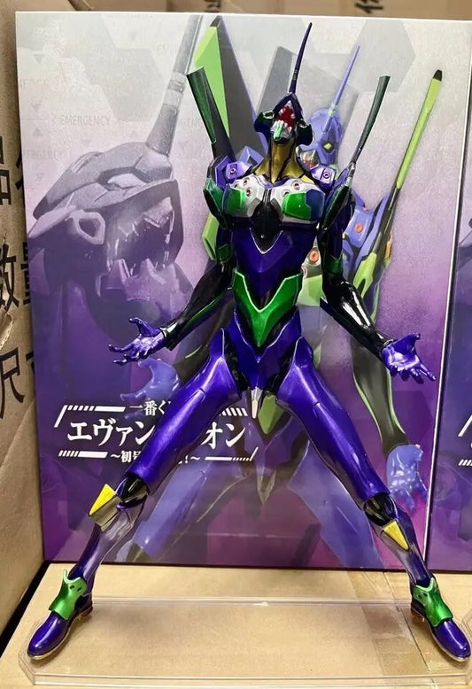 Action Figure Eva 01 Prototype Robot Neon Genesis Evangelion 25cm Statua Diorama