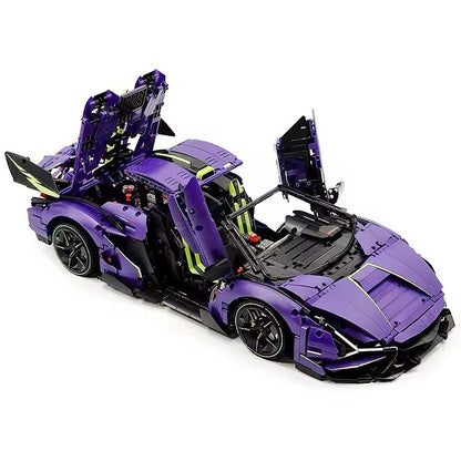 Lamborghini Sian Svj Da Costruire Mattoncini Technic 3654 Pezzi Scala 1:8 Viola