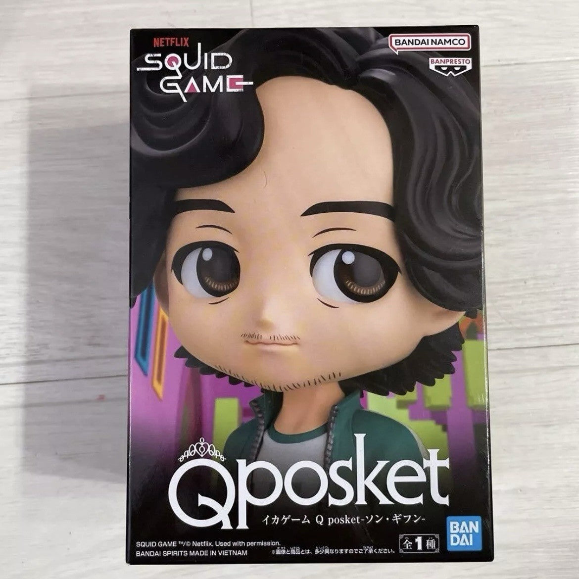 Squid Game Seong Ki-hun Figure Qposket Banpresto Nuovo Bandai New Action Figure