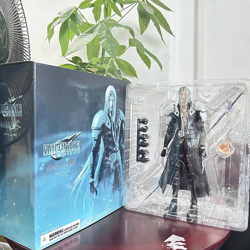 Action Figure Final Fantasy VII Statua Da Collezione Sephiroth 25cm Nuovo