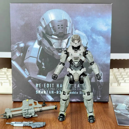 Action Figure Halo Master Spartan B312 18cm New Statua Da Collezione Videogame