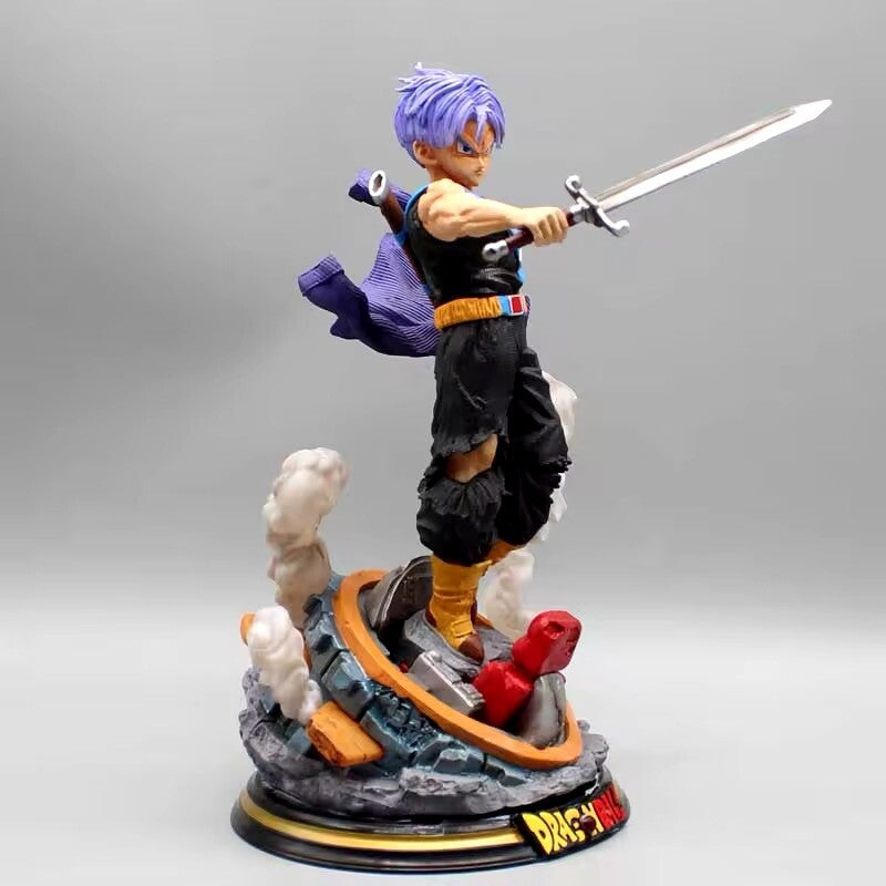 Trunks Super Saiyan Action Figure 25cm Dragon Ball Z Statua Da Collezione Anime