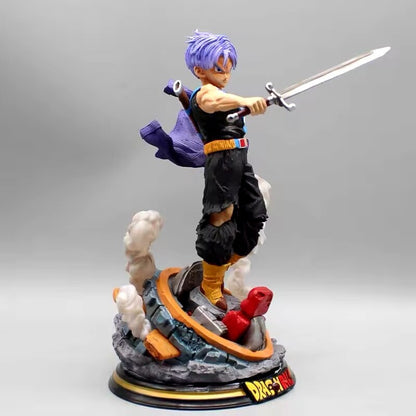 Trunks Super Saiyan Action Figure 25cm Dragon Ball Z Statua Da Collezione Anime