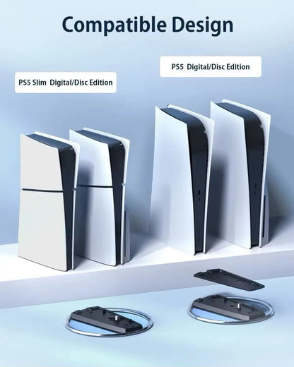 Vertical Stand Base Per Console Playstation 5 Slim Pro Supporto Ps5 Sony Console