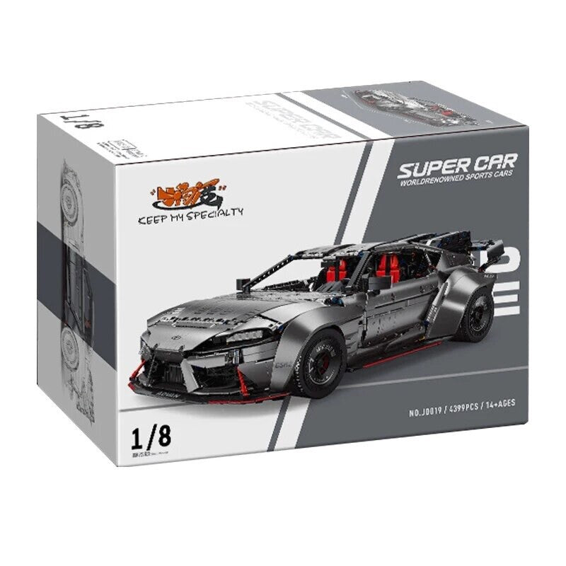 Toyota Supra Da Costruire Mattoncini Technic 4399 Pezzi Nero Nuova New