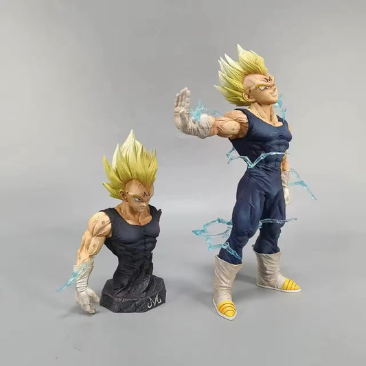 Action Figure Majin Vegeta Sayan Dragon Ball Z Kakarot 26cm Statua Da Collezione