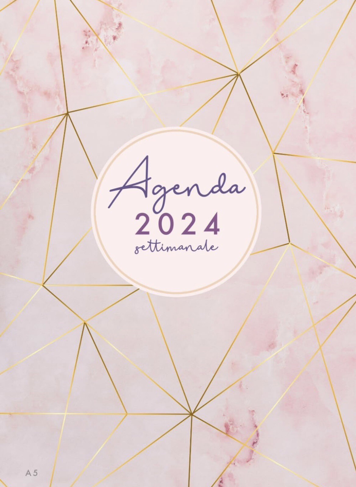 Agenda Planner 2024 Giornaliera In Italiano MISURA A5
