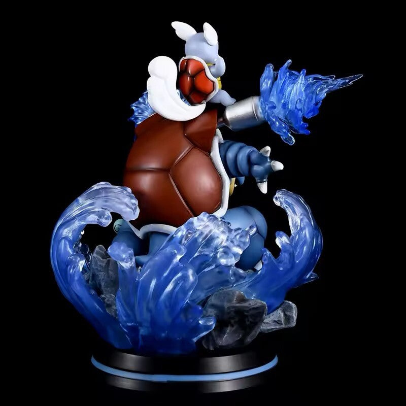Action Figure Pokémon Squirtle Blastoise Wartortle Evolution 25cm Collect Anime