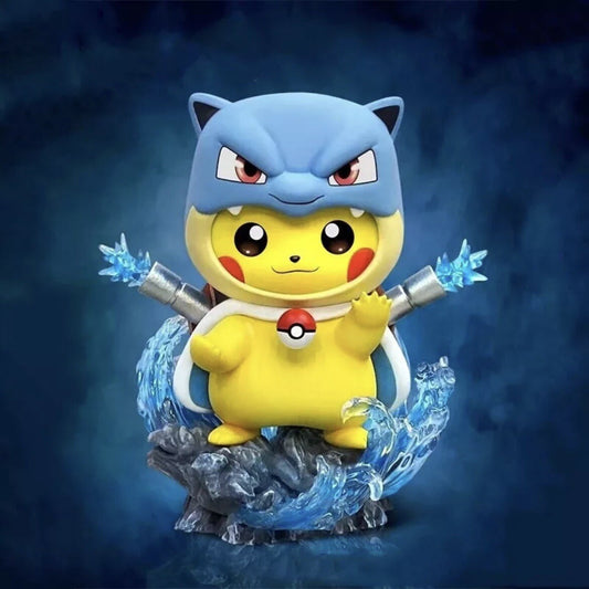 Action Figure Pokemon Statua Da Collezione 12cm Pikachu Blastoise Nuova Gameboy