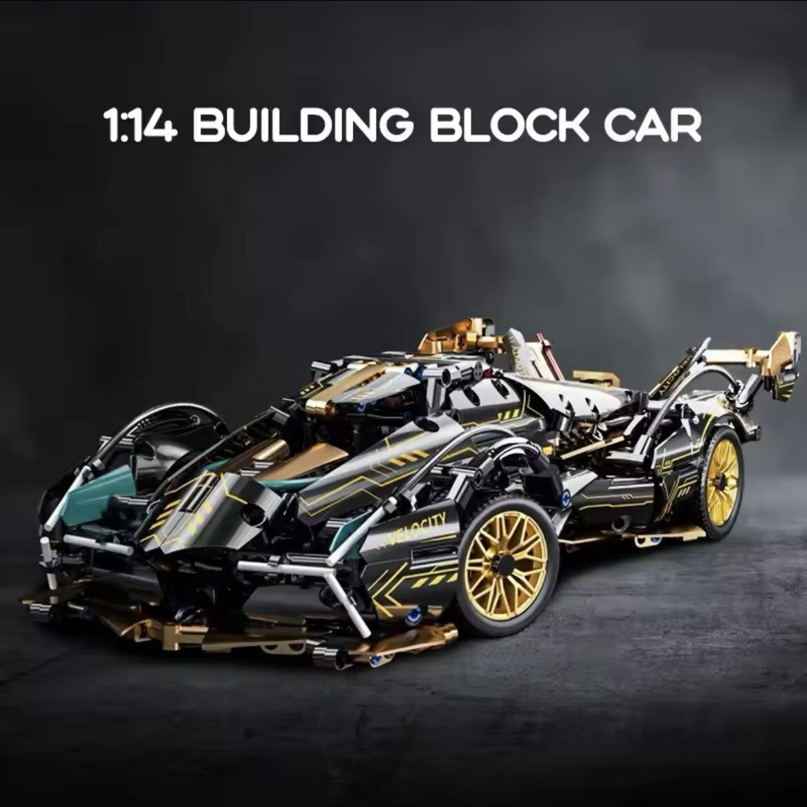 Lamborghini Tipo Concept Car Da Costruire Mattoncini Technic 1148 Pezzi 36cm New