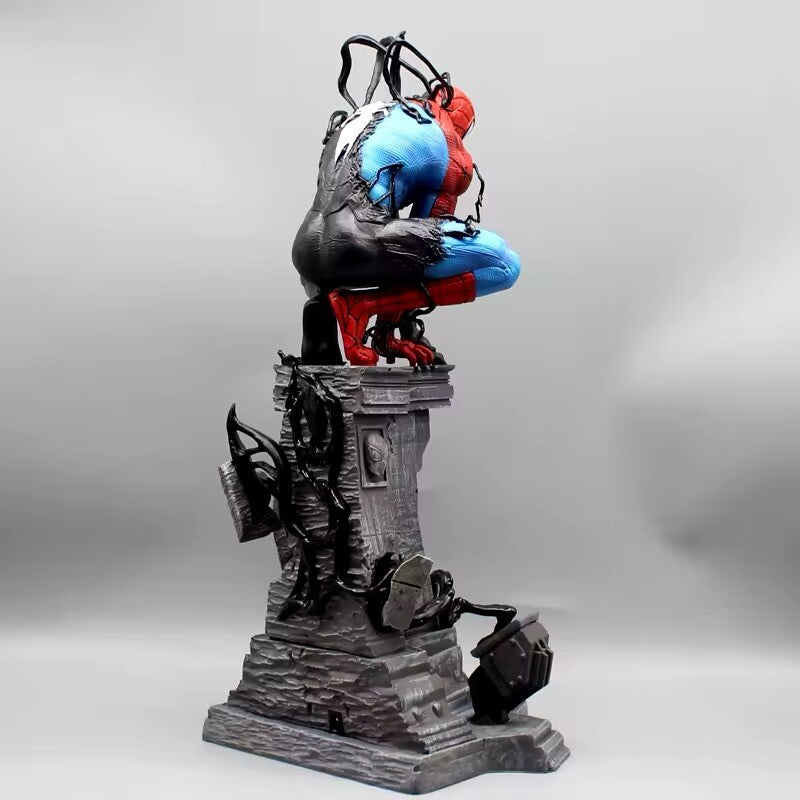 Action Figure Spiderman E Venom Videogame Marvel Avengers 38cm Simbionte New