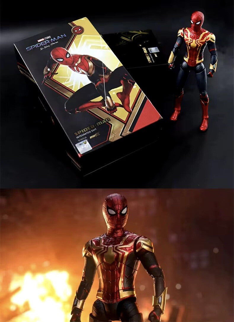 Action Figure Spiderman Iron Suit Collection Marvel Fortnite Anime Videogame New
