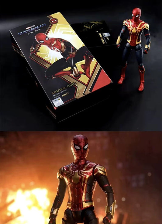 Action Figure Spiderman Iron Suit Collection Marvel Fortnite Anime Videogame New