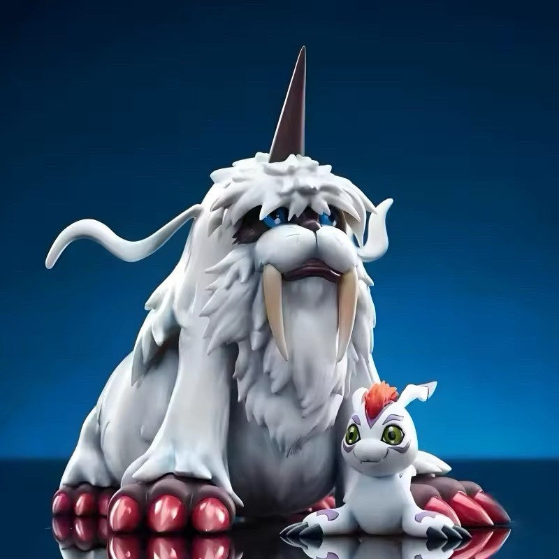 Action Figure Skull Bukamon Ikkakumon 13cm Digimon Adventure Statua Anime Manga