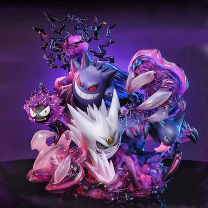 Action Figure Pokémon Gastly Gengar Max Shiny Haunter 29cm Da Collezione Anime