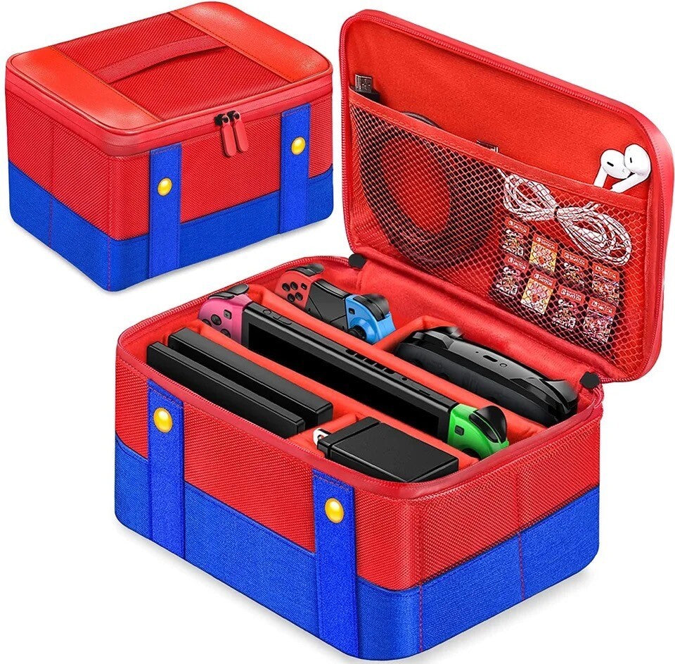 BORSA CUSTODIA CASE COVER RIGIDA ANTIURTO PER NINTENDO SWITCH GIOCHI E ACCESSORI