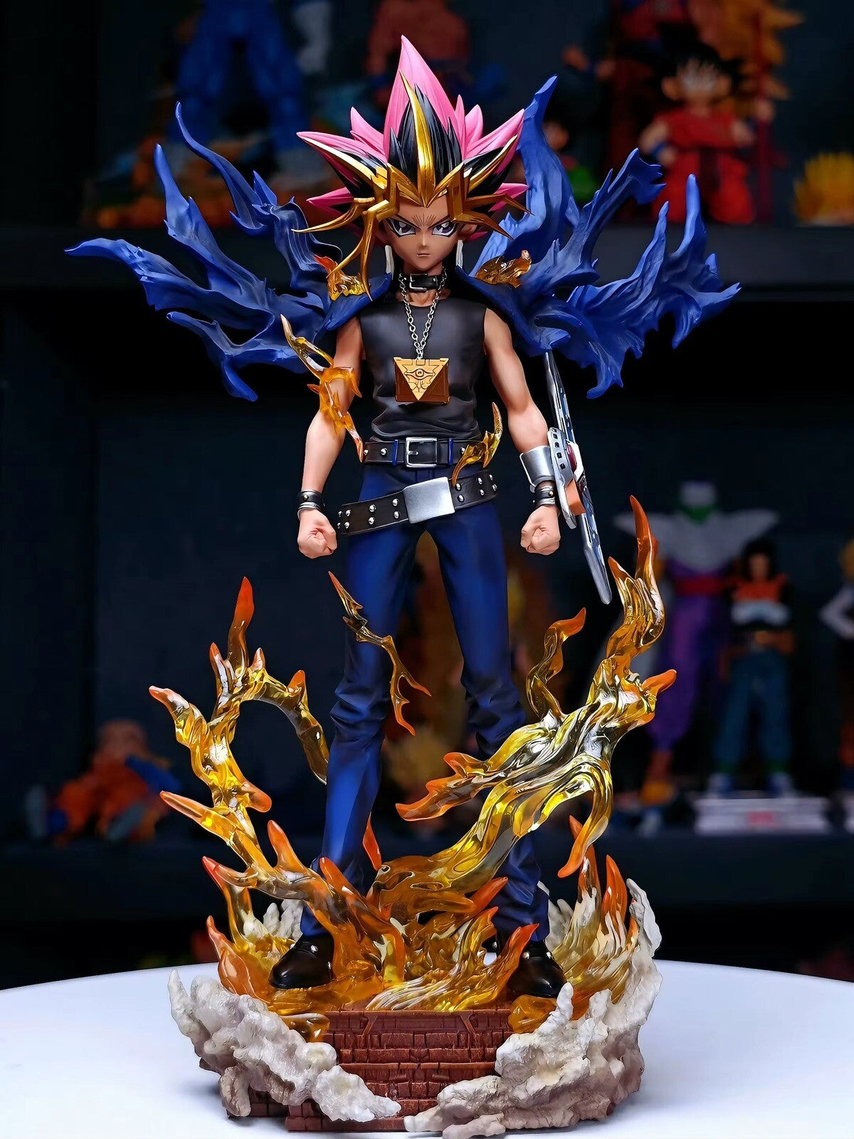 Yu-Gi-Oh Duel Monsters Yami Yugi Anime Action Figure 28cm Manga Statua Collect