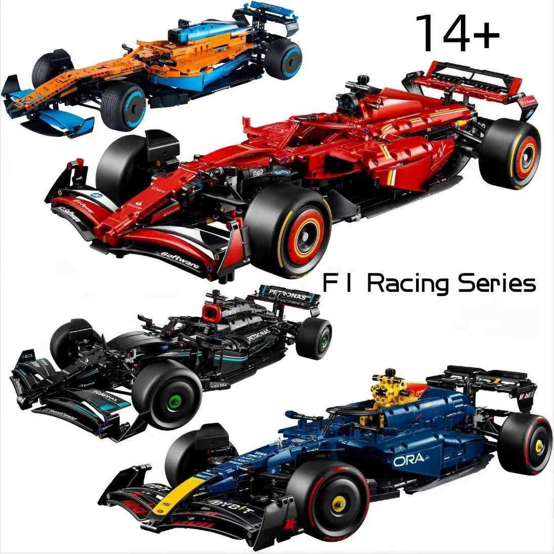 Macchina Formula 1 Ferrari Costruire Costruzioni Technic Mattoncini Collezione