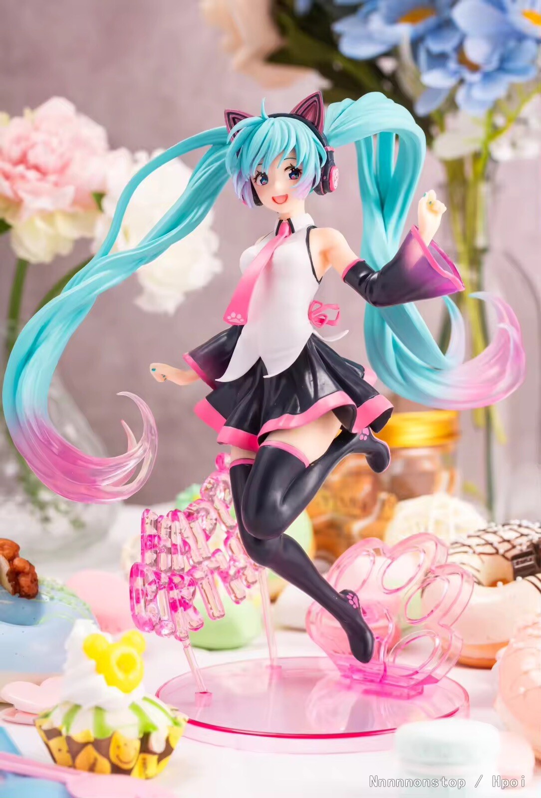 Action Figure Maid Vocaloid Hatsune Miku 23cm Statua Collezione Kawaii Fortnite