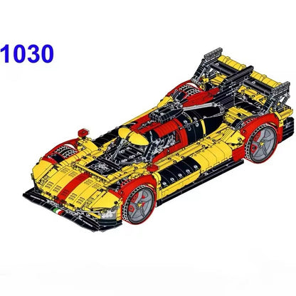 Ferrari 499P 51 Da Costruire 3876 Pezzi Le Mans 1:8 Mattoncini Technic Rossa New