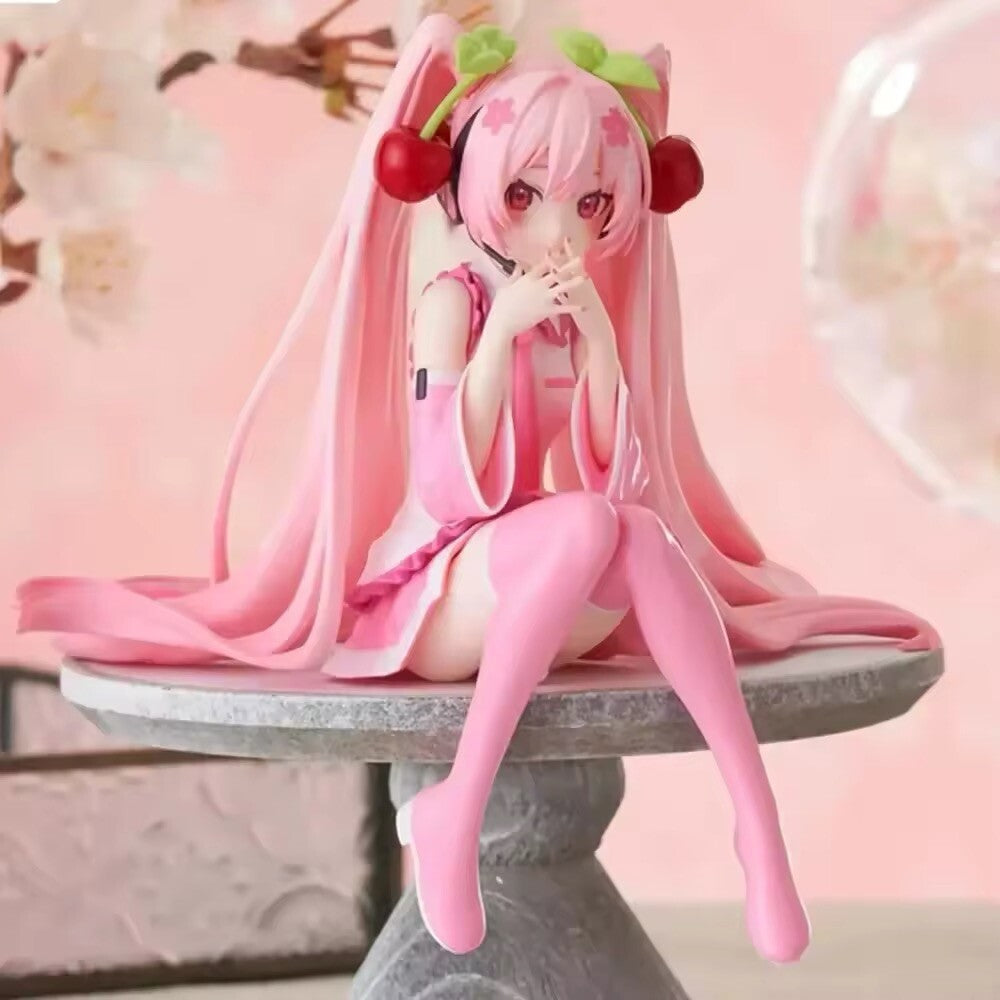 Action Figure Maid Vocaloid Hatsune Miku 18cm Statua Collezione Kawaii Fortnite