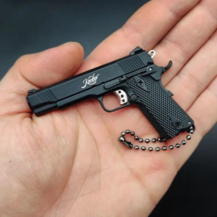 Mini Pistola Giocattolo M1911 Da Collezione Portachiavi In metallo Scala 1:3