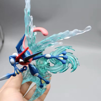 Action Figure Pokémon Greninja Evolution 15cm Statua Da Collezione Anime Manga