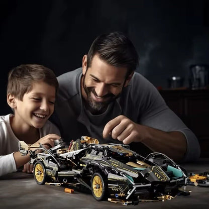 Lamborghini Tipo Concept Car Da Costruire Mattoncini Technic 1148 Pezzi 36cm New
