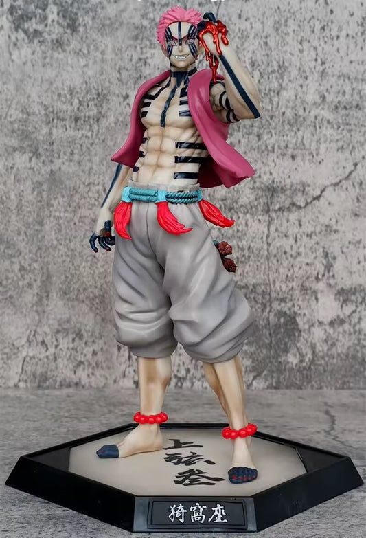 Action Figure Demon Slayer Akaza 27cm Statua Nuova Da Collezione Anime Manga