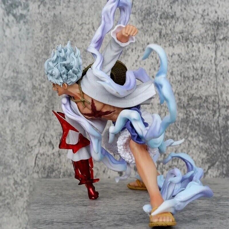Action Figure Rubber One Piece Luffy 17.5cm Statua Monkey D. Rufy Da Collezione
