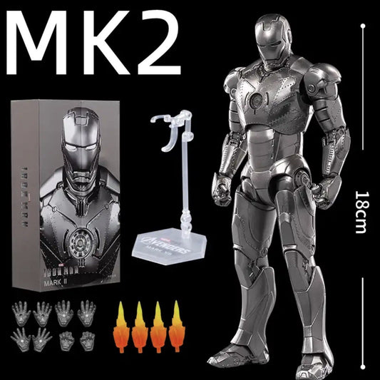 Action Figure Avengers Ironman Mk2 Nuova Statua Collezione Videogames Super Hero