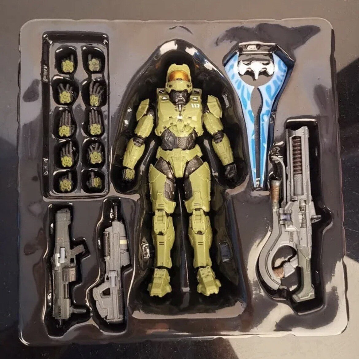 Action Figure Halo Master Chief 18cm New Statua Da Collezione Videogame John-117