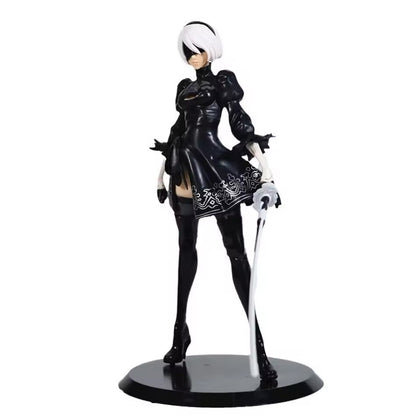 Action Figure Nier Automata Androide Type 2b Square Enix Anime Statua 28cm Game