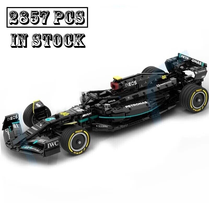 Formula 1 Mercedes Petronas Da Costruire Mattoncini Technic 2857 Pezzi Nero New