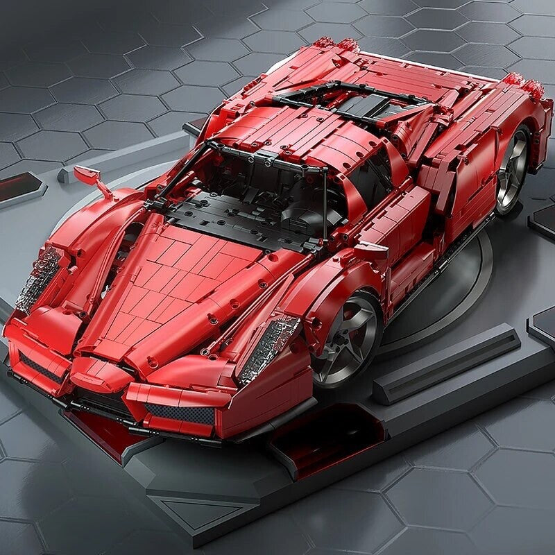 Ferrari F40 Da Costruire Mattoncini Technic 4399 Pezzi Nero Nuova New