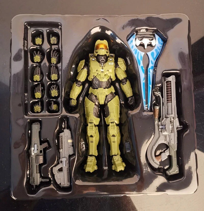 Action Figure Halo Master Chief Nuova Statua Da Collezione Videogame John-117