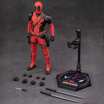Deadpool Action Figure 18cm Marvel Film Deadpool & Wolverine Logan Scala 1:10