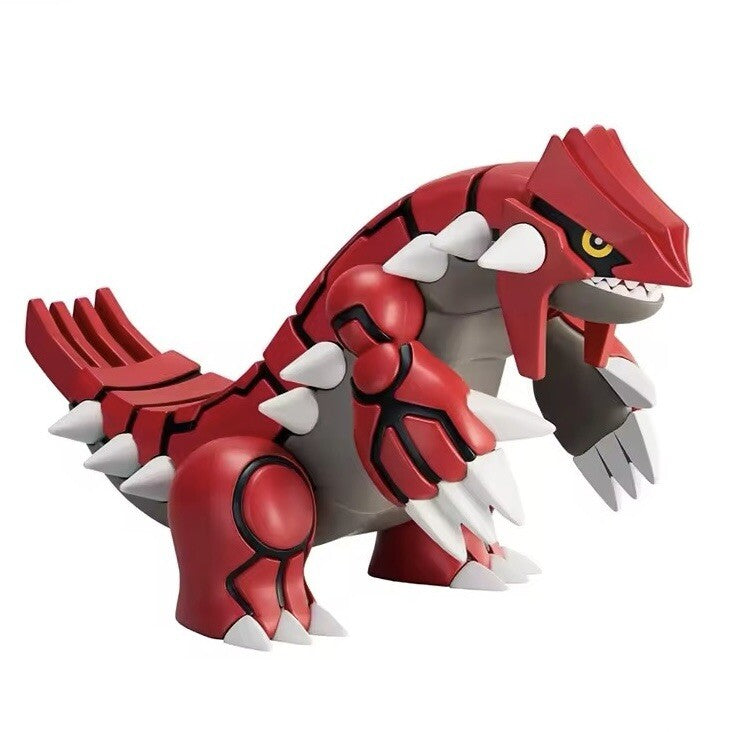 Action Figure Pokemon Plastic Model Kit Groudon Statua Collezione Anime Bandai