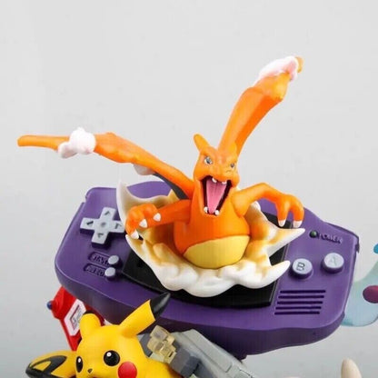 Action Figure Pokemon Statua Da Collezione 20cm Pikachu Charizard Mew Gameboy