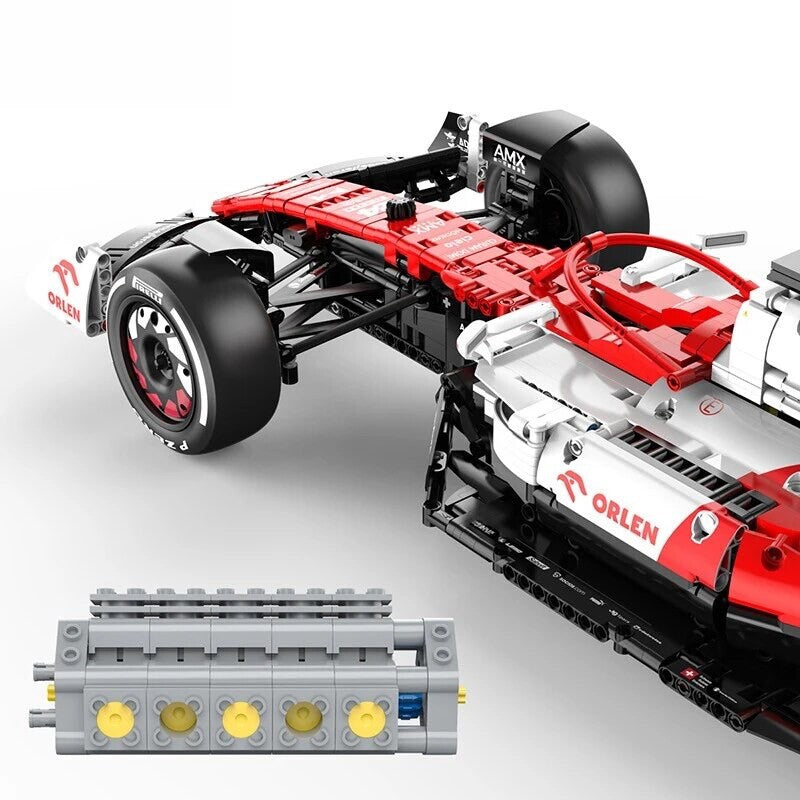 Formula 1 Alfa Romeo Da Costruire Mattoncini Technic 2306 Pezzi Nero Nuova New